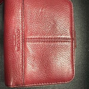 Coach Burgundy Leather Wallet